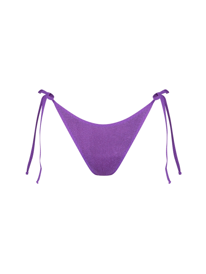 Woman purple crinkle triangle bikini - MC2 Saint Barth