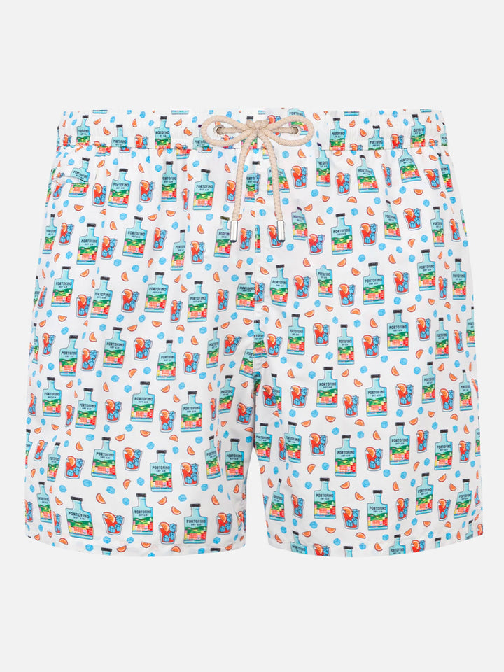 Lighting Micro Fantasy Gin print swim shorts | Special Edition