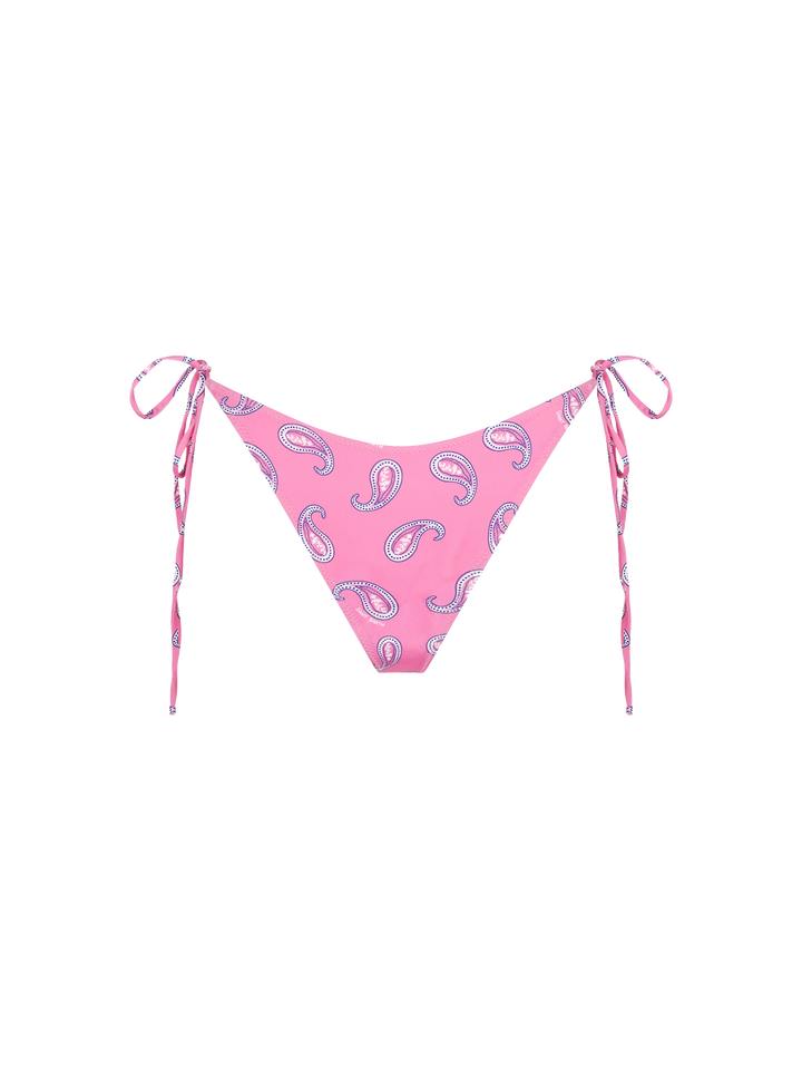 Bikini Lyam Norah fascia stampa paisley rosa