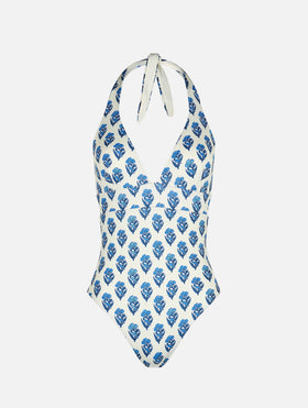 Woman one-piece flower Marylin swimsuit - MC2 Saint Barth
