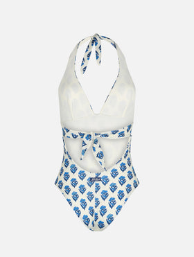 Woman one-piece flower Marylin swimsuit - MC2 Saint Barth