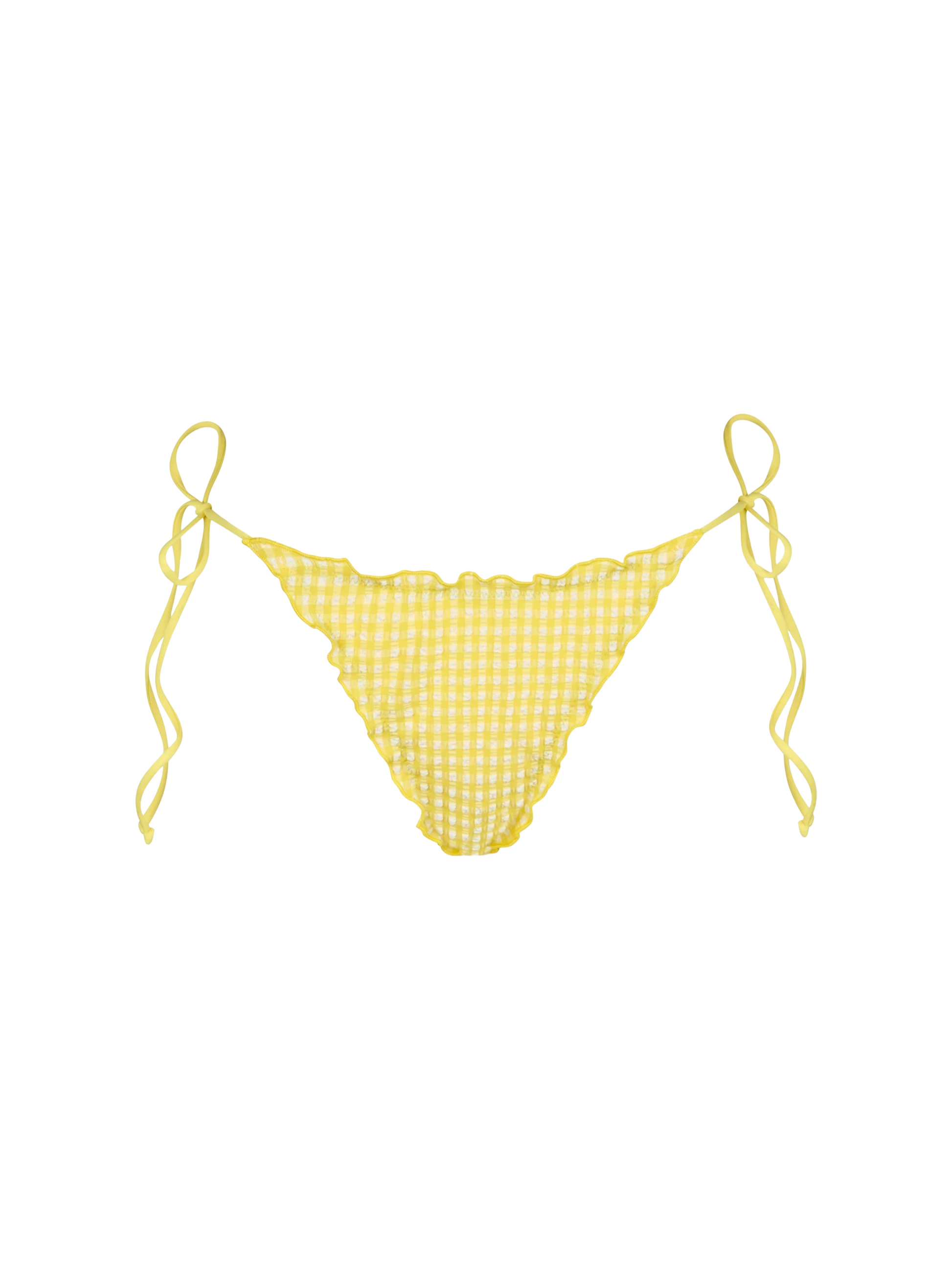 Woman seersucker cheeky swim briefs Miami - MC2 Saint Barth