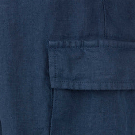 Boy blue navy linen bermuda shorts - MC2 Saint Barth