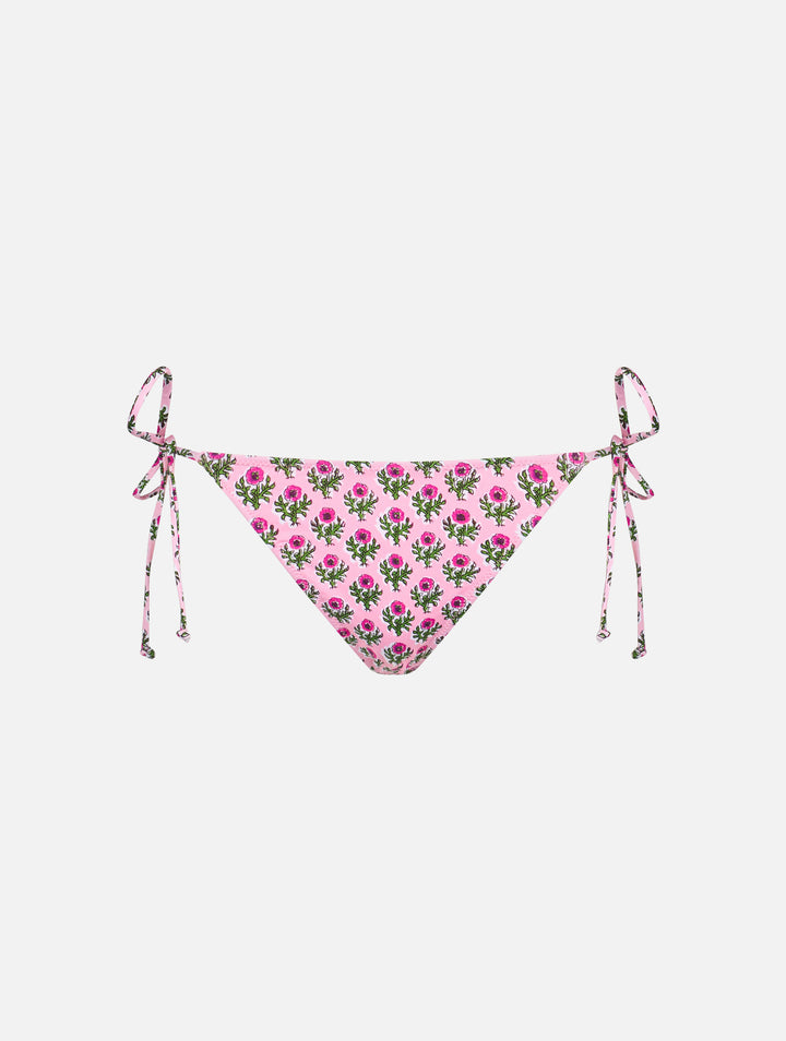 Woman radical flower classic swim briefs Marielle - MC2 Saint Barth