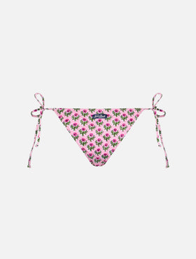 Woman radical flower classic swim briefs Marielle - MC2 Saint Barth
