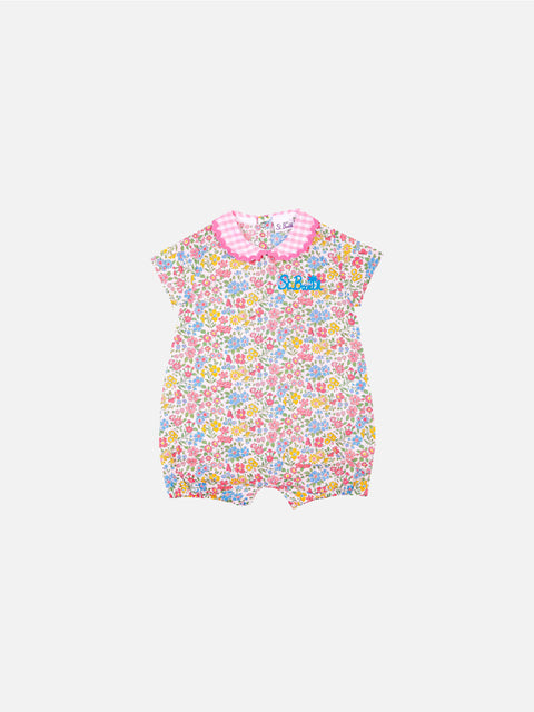 Baby cotton romper suit - MC2 Saint Barth