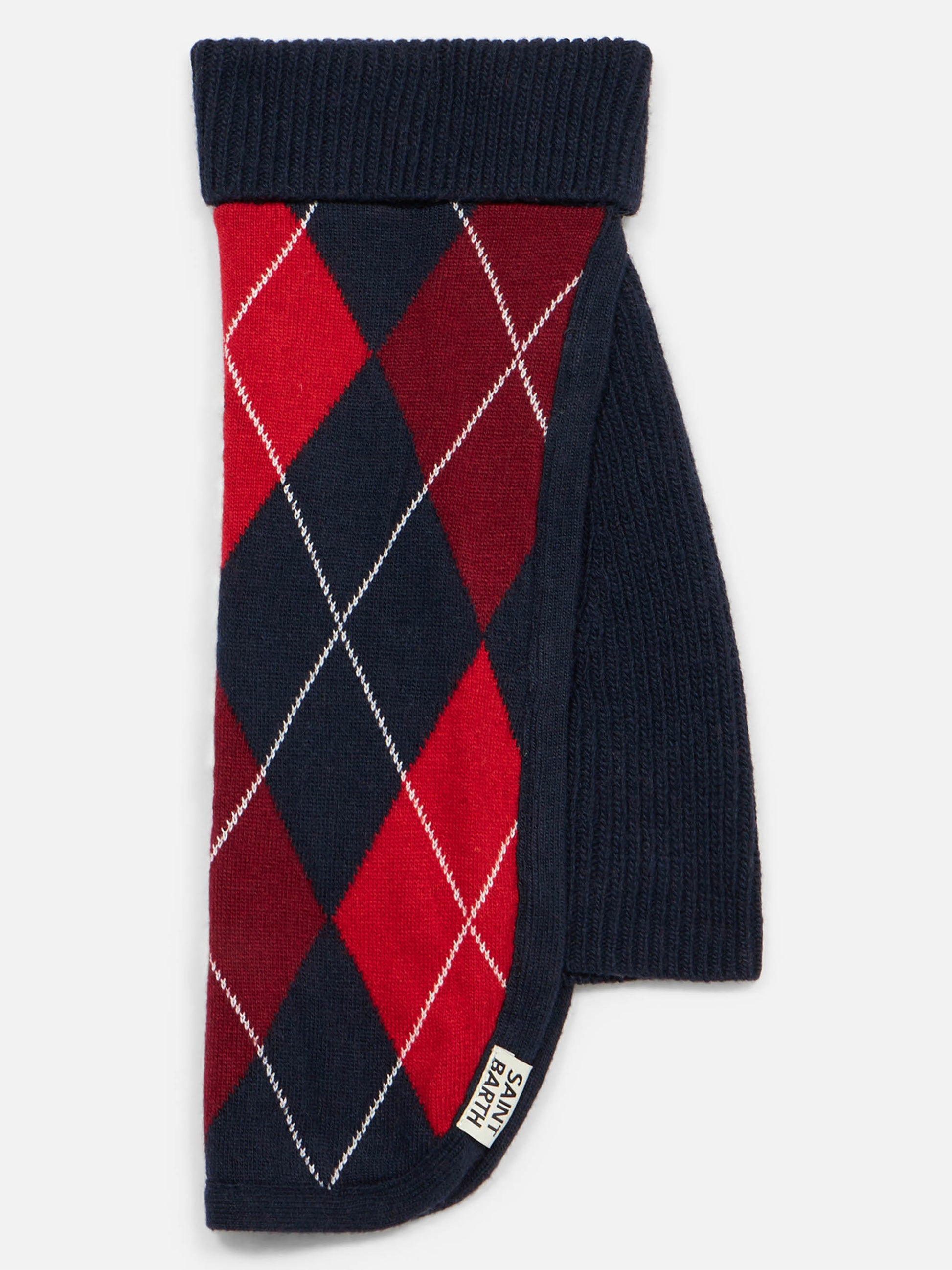 Dog sweater with argyle print - MC2 Saint Barth
