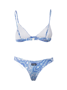 Rylie Naomi paisley triangle bikini