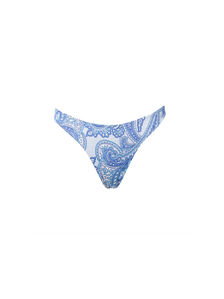 Naomi paisley print cheeky swim briefs