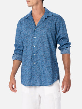 Man Emma & Georgina muslin cotton shirt Sikelia | MADE WITH LIBERTY FABRIC - MC2 Saint Barth