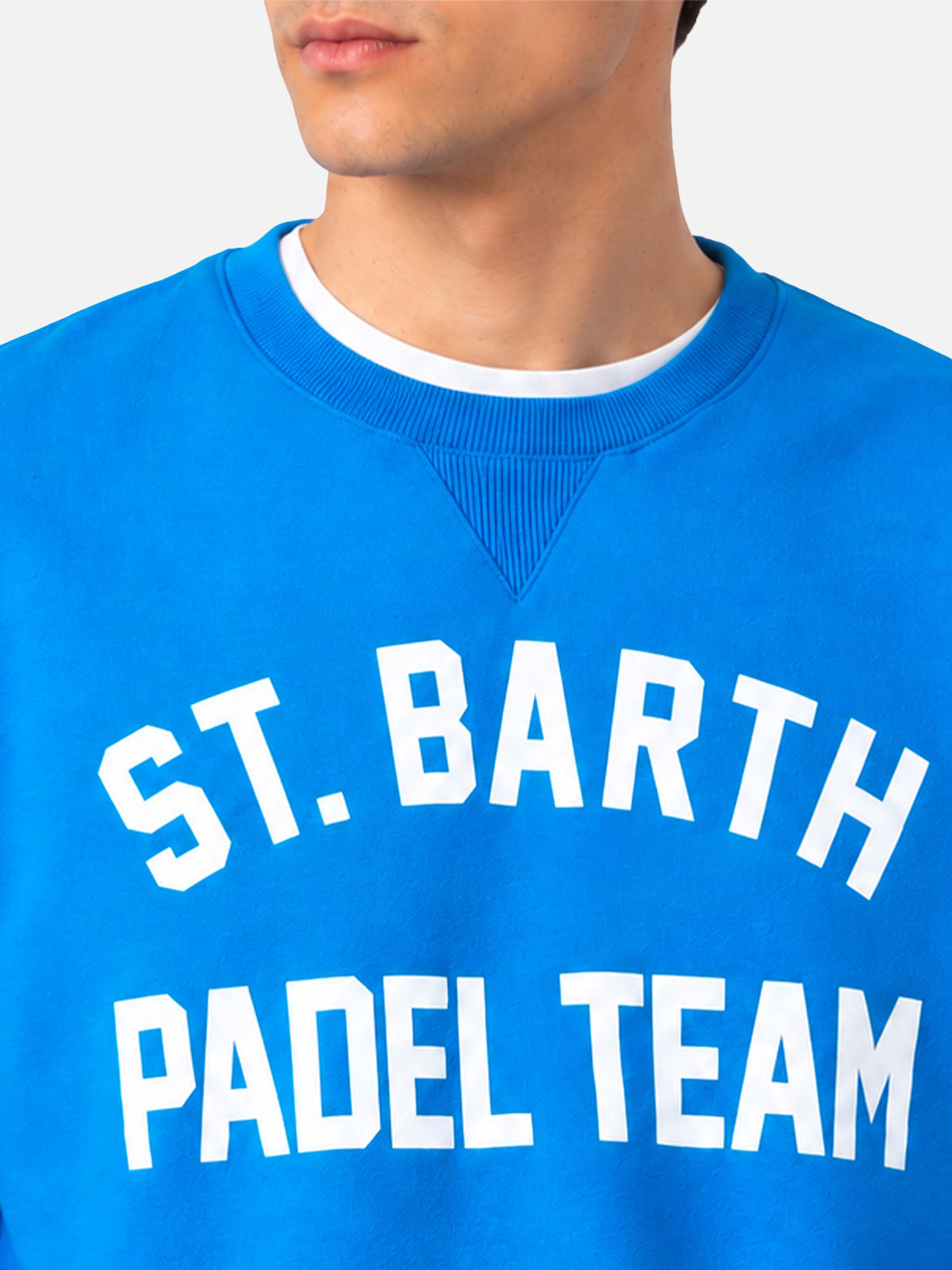 Sweatshirt aus Baumwolle mit St. Barth Padel Team-Print 