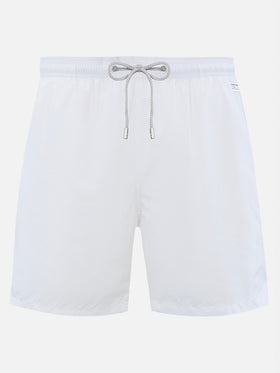 Man lightweight fabric white swim shorts Lighting Pantone | PANTONE® SPECIAL EDITION - MC2 Saint Barth