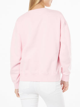 Woman fleece sweatshirt with Barbie St. Barth print | BARBIE SPECIAL EDITION - MC2 Saint Barth