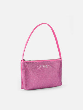 Mini bag with fuchsia rhinestones - MC2 Saint Barth