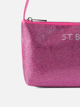 Mini bag with fuchsia rhinestones - MC2 Saint Barth