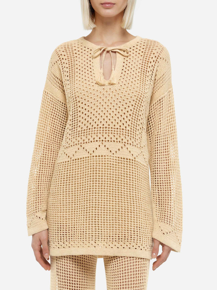 Alicia crochet mesh tunic - MC2 Saint Barth