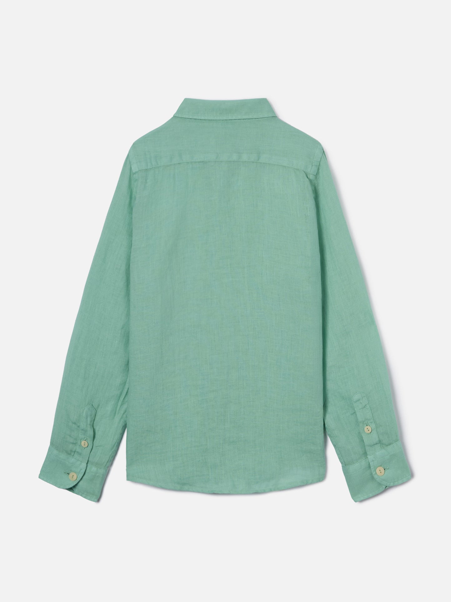 Camicia Agnes in lino verde salvia