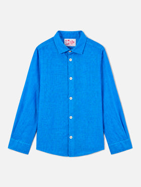 Chemise en lin Bluette pour garçon 