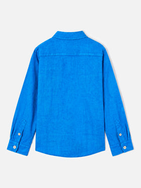 Chemise en lin Bluette pour garçon 
