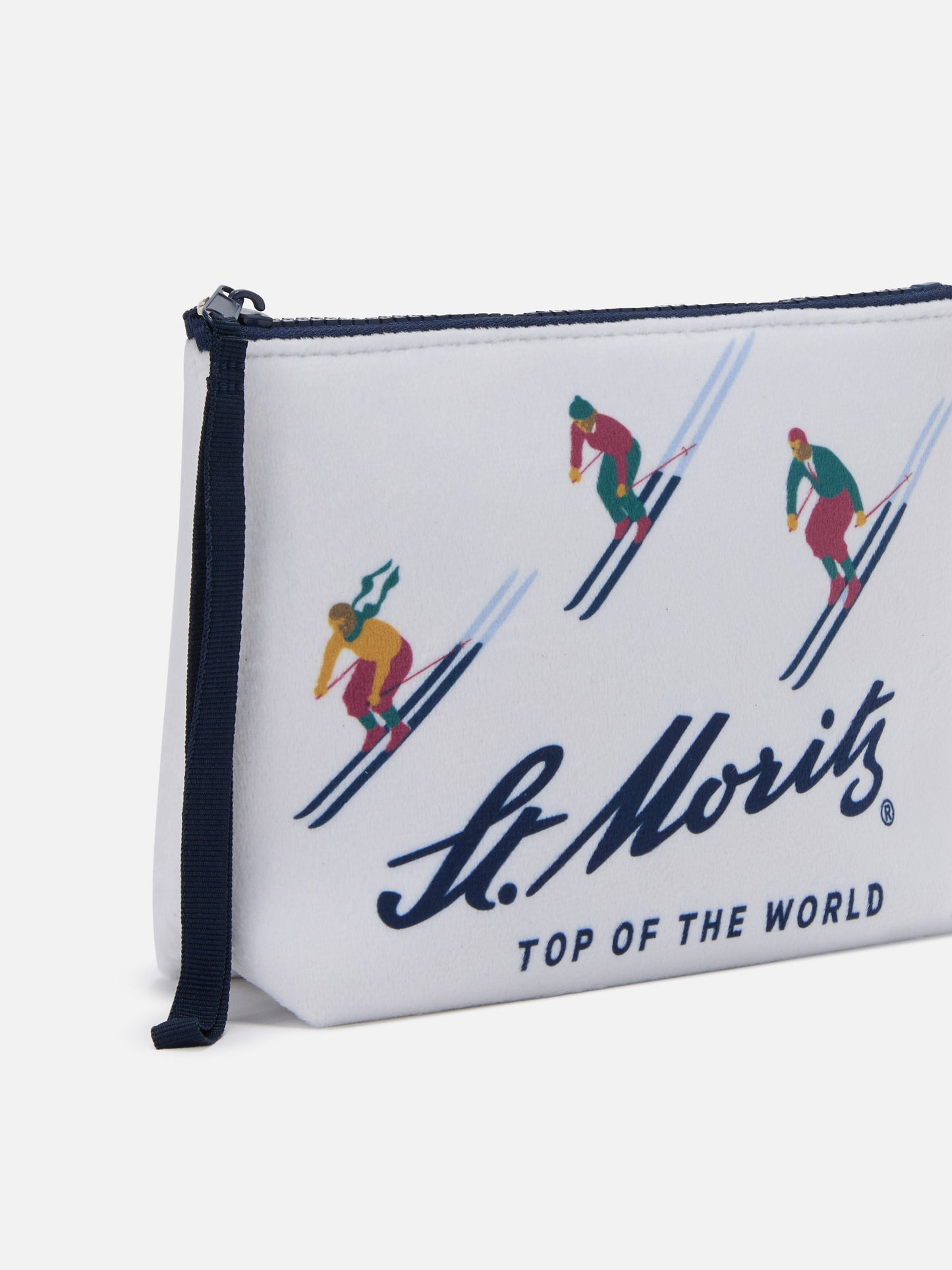 Aline Pouch aus Material in Wolloptik mit St. Moritz-Print | ST. MORITZ TOP OF THE WORLD SPECIAL EDITION 