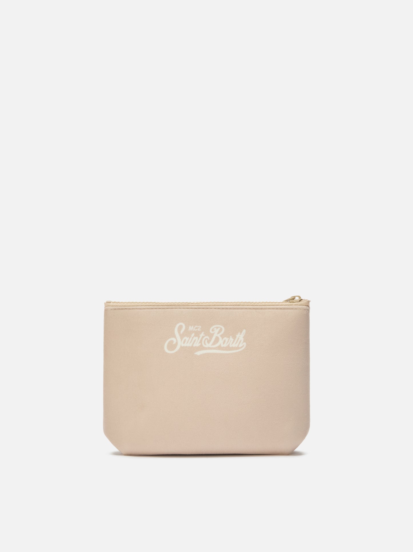 Aline-Pouch aus Stoff in Wolloptik mit Courchevel-Muster