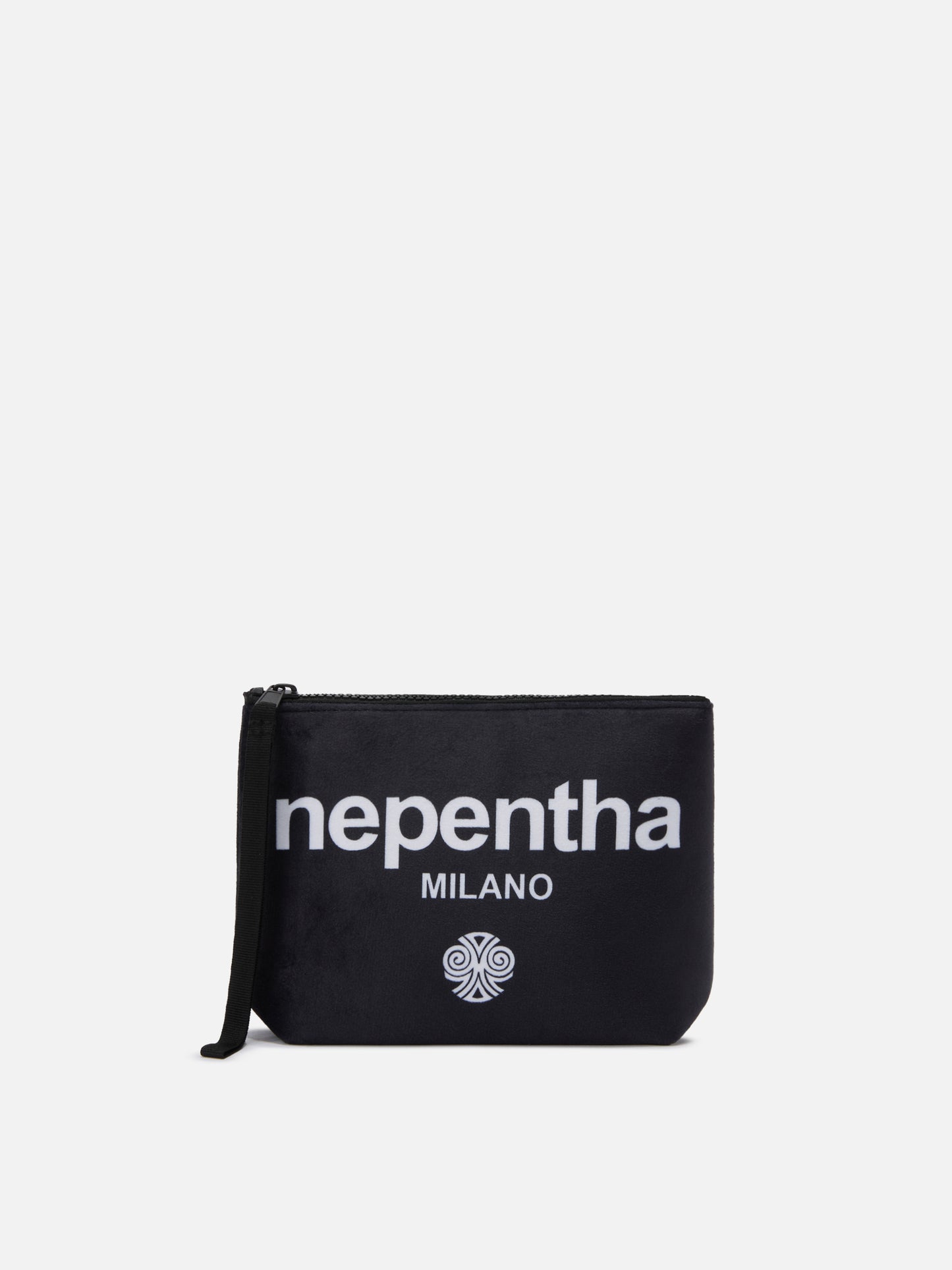 Aline-Pouch aus Wollimitat mit Nepentha-Print | NEPENTHA SPECIAL EDITION