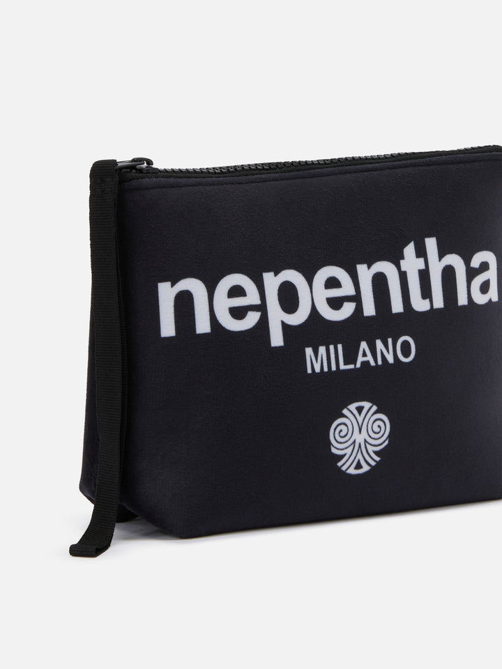 Aline Pouch in wool-effect fabric with Nepentha print | NEPENTHA SPECIAL EDITION