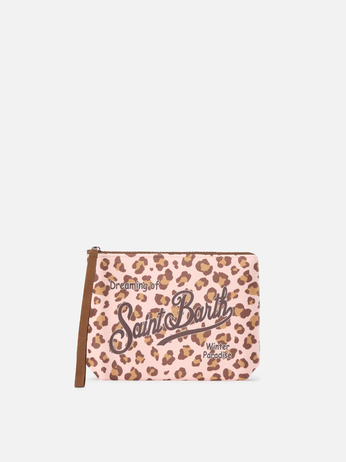 Aline pochette with leopard print