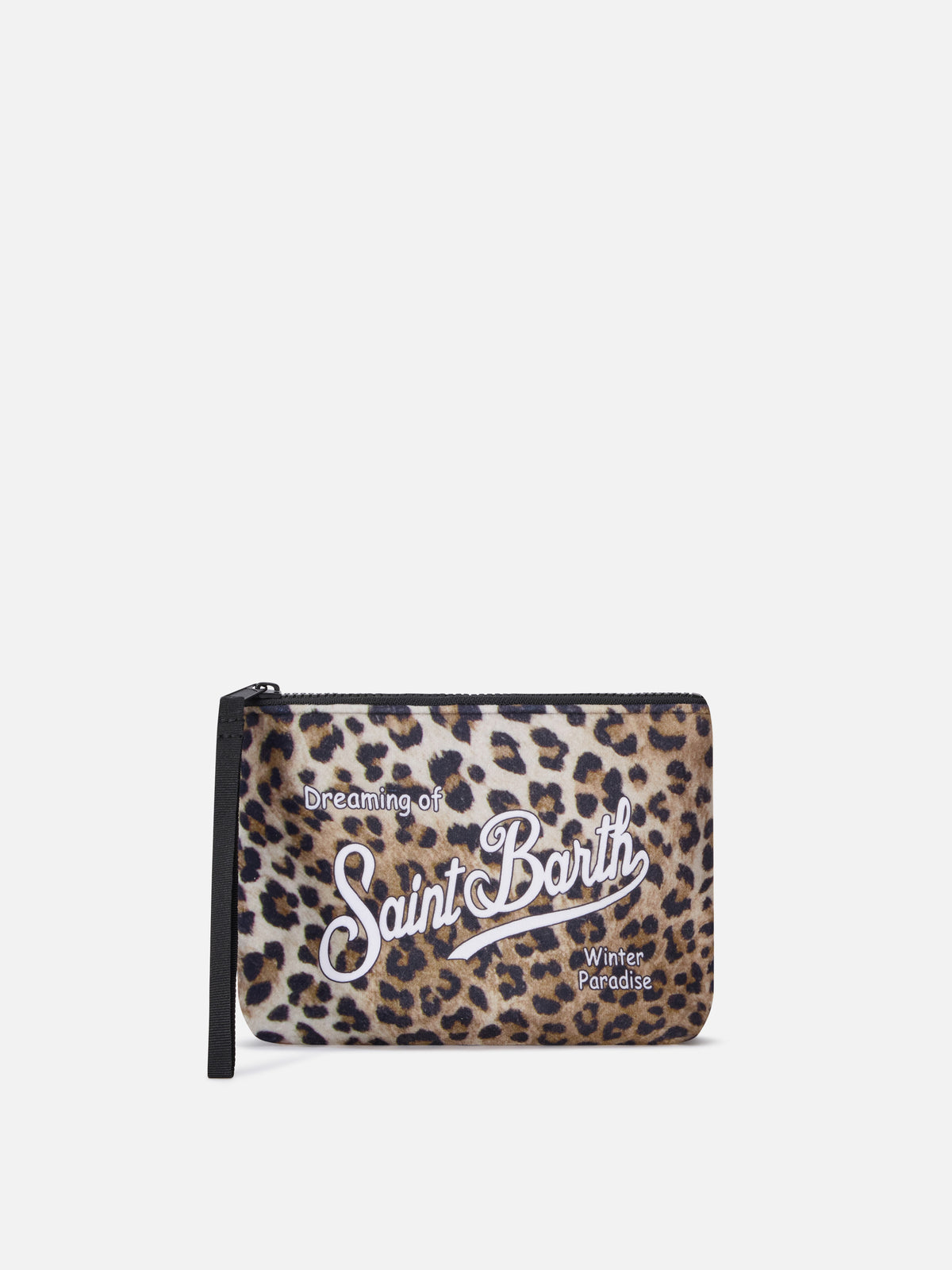 Aline pochette mit Leopardenmuster 