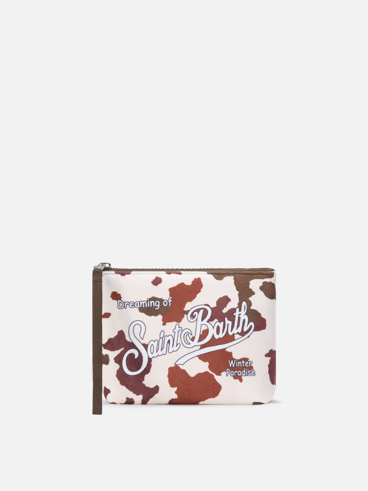 Aline pochette con estampado de vaca 