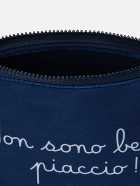 Pochette Wooly Aline con estampado Non sono bello, piaccio! | VACANZE DI NATALE SPECIAL EDITION 