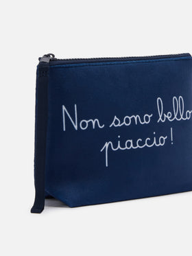 Pochette Wooly Aline con estampado Non sono bello, piaccio! | VACANZE DI NATALE SPECIAL EDITION 