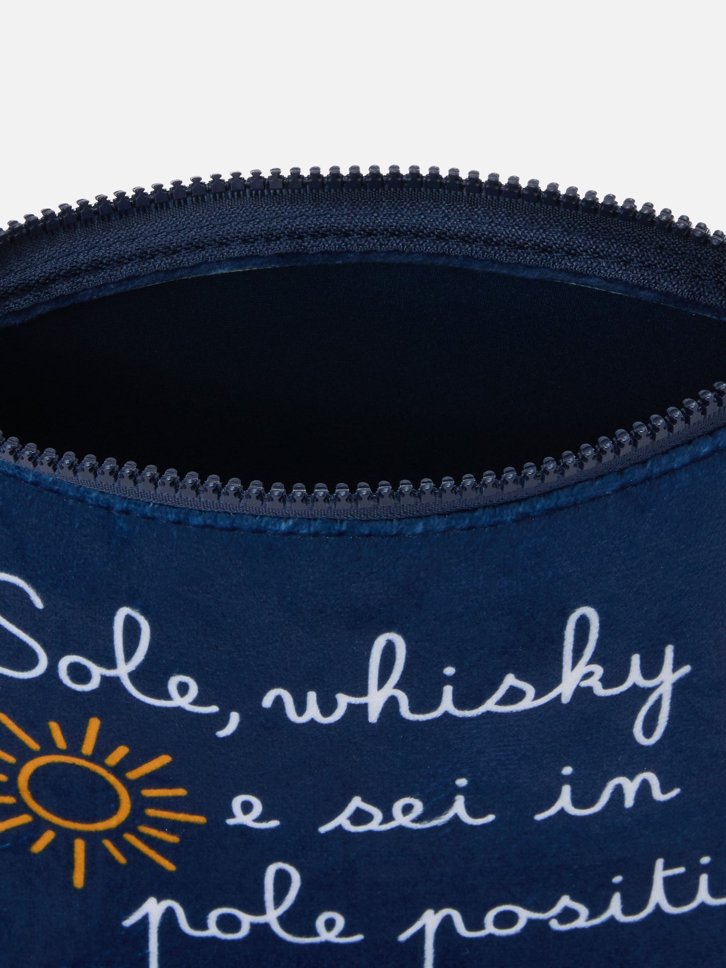 Pochette Wooly Aline avec imprimé Sole, whisky... | VACANZE DI NATALE SPECIAL EDITION 
