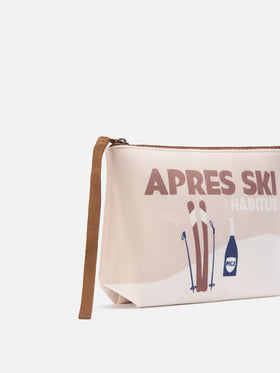 Aline pochette beige avec imprimé Après Ski 