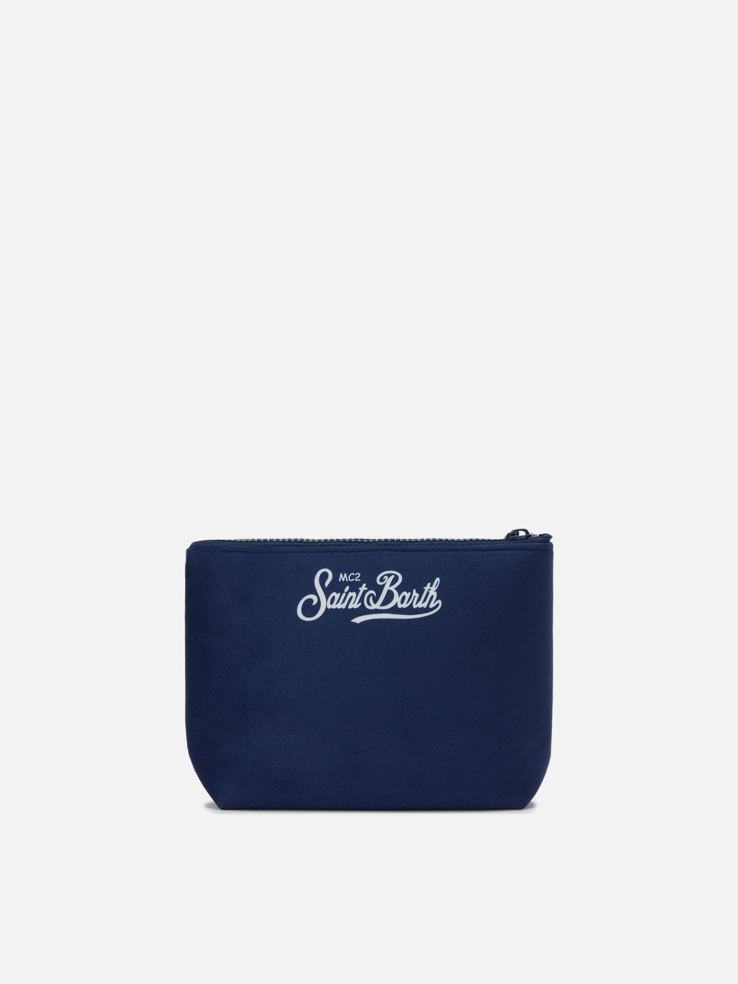 Pouch Aline en tejido efecto lana con estampado Après ski 