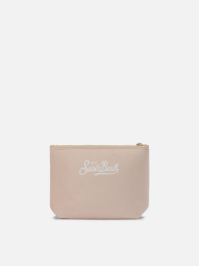Aline Pouch in wool-effect fabric with Courmayeur print | COURMAYEUR SPECIAL EDITION