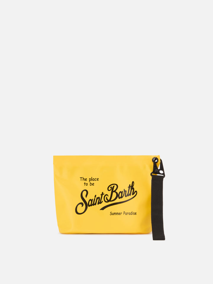 Aline Aqua Waterproof PVC yellow pouch