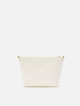 Bolso de hombro Aline en piel blanca 