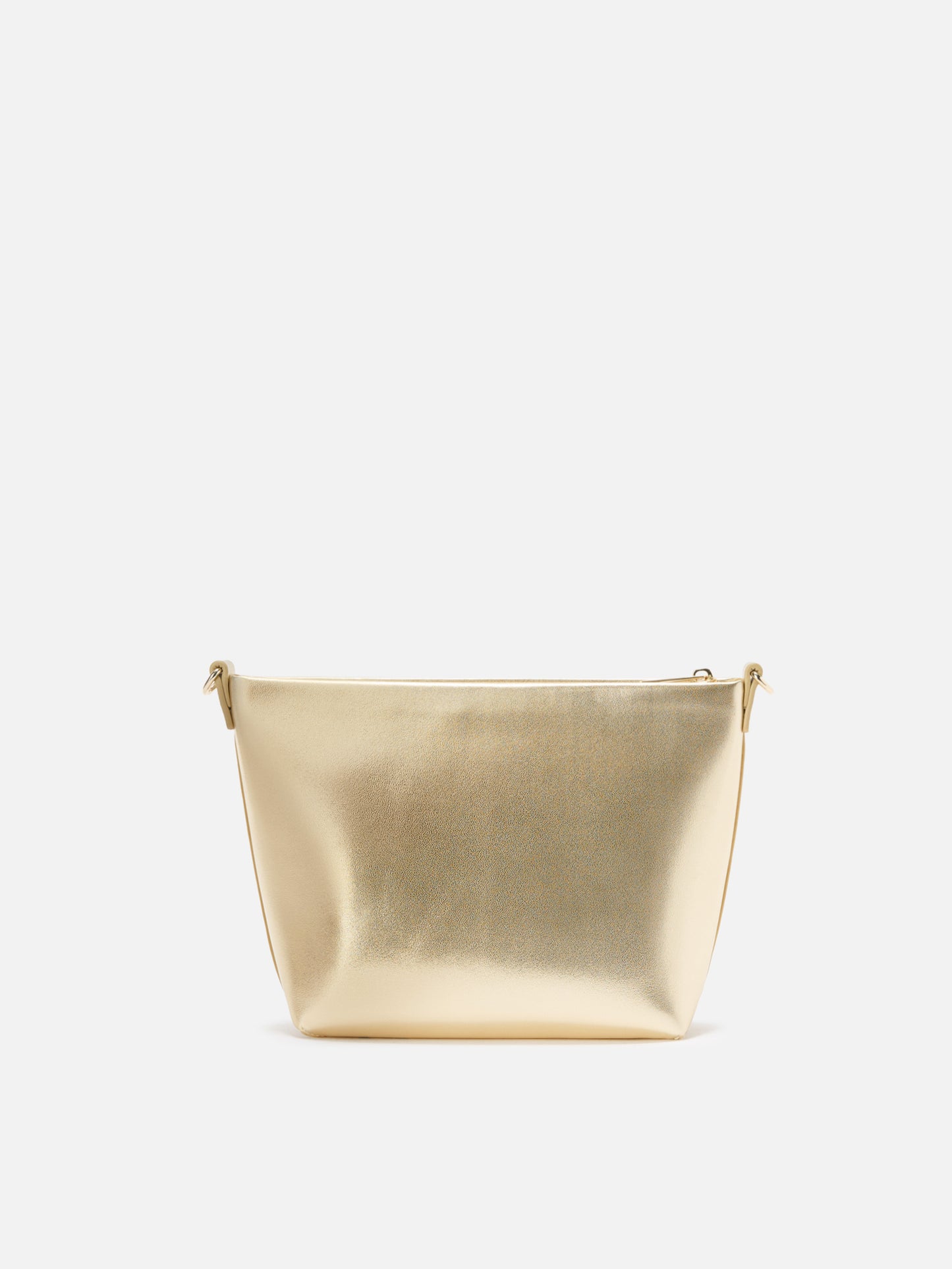 Aline Schultertasche aus goldlaminiertem Leder