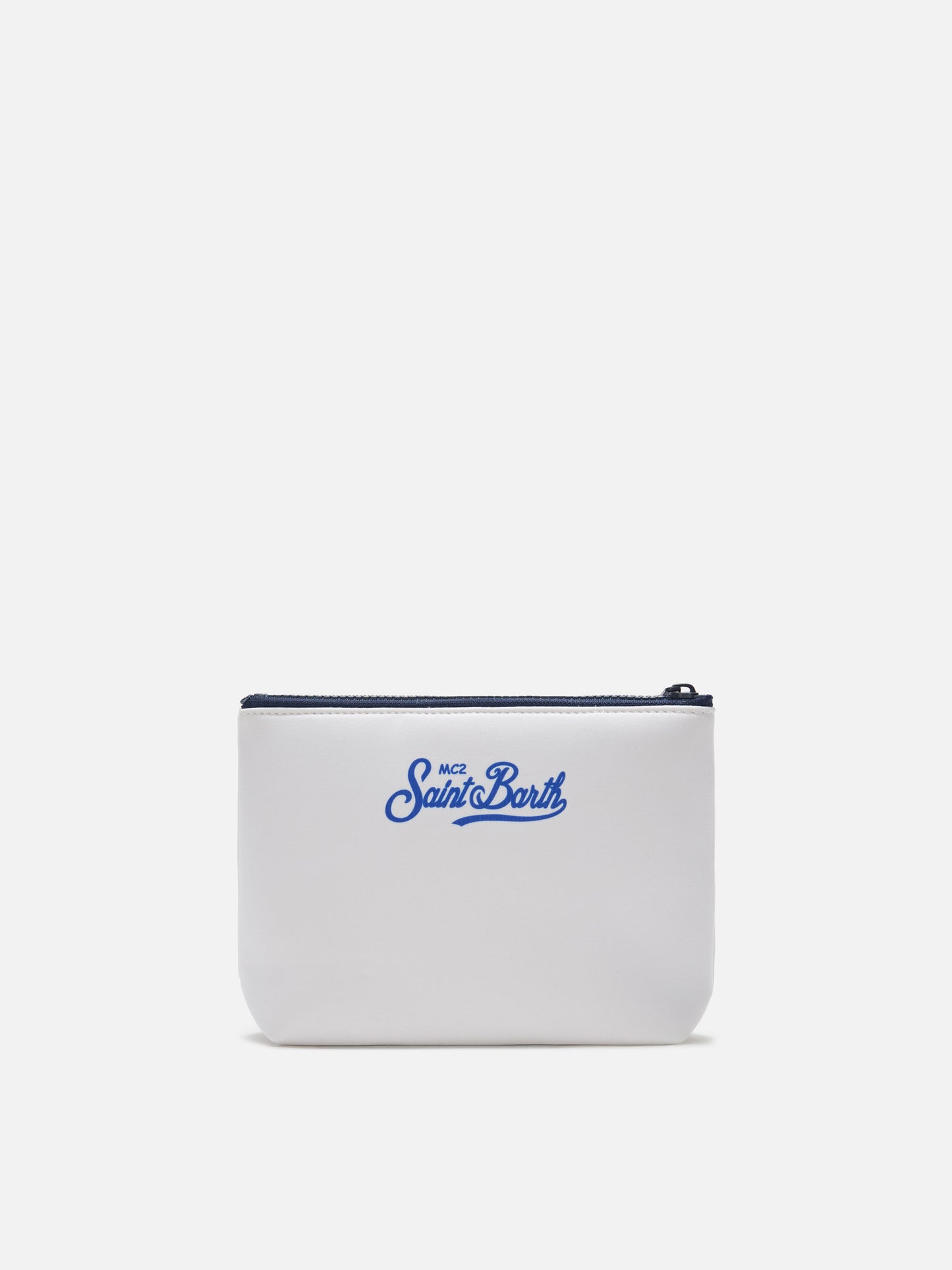 Aline white scuba pouch with Gin Tonic recipe print