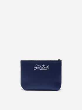 Pochette Aline de scuba con estampado de receta Spritz 