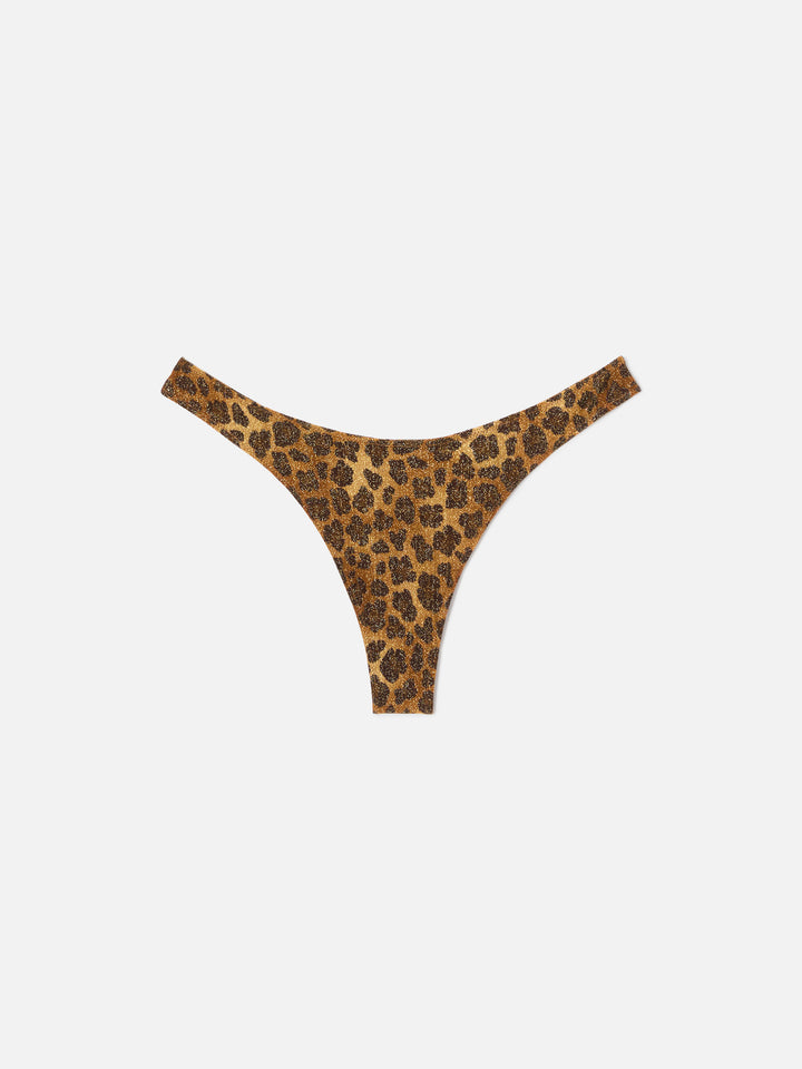 Amira Naomi animalier lurex bikini
