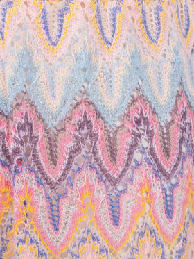 Amalia Jr raschel knit wide-leg pink trousers - MC2 Saint Barth