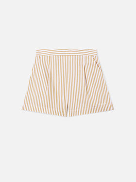 Short beige rayé Amani 