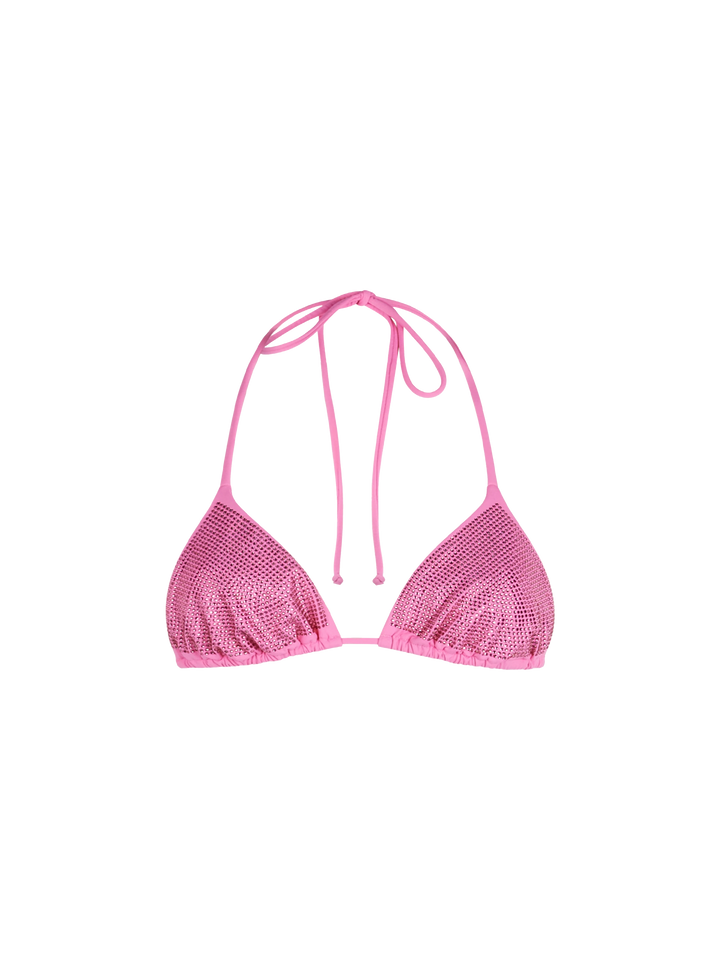 Woman triangle top swimsuit Annabelle with rhinestones - MC2 Saint Barth