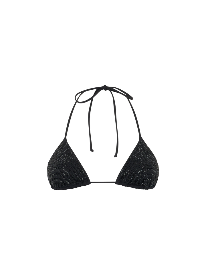 Woman triangle top swimsuit Annabelle with rhinestones - MC2 Saint Barth