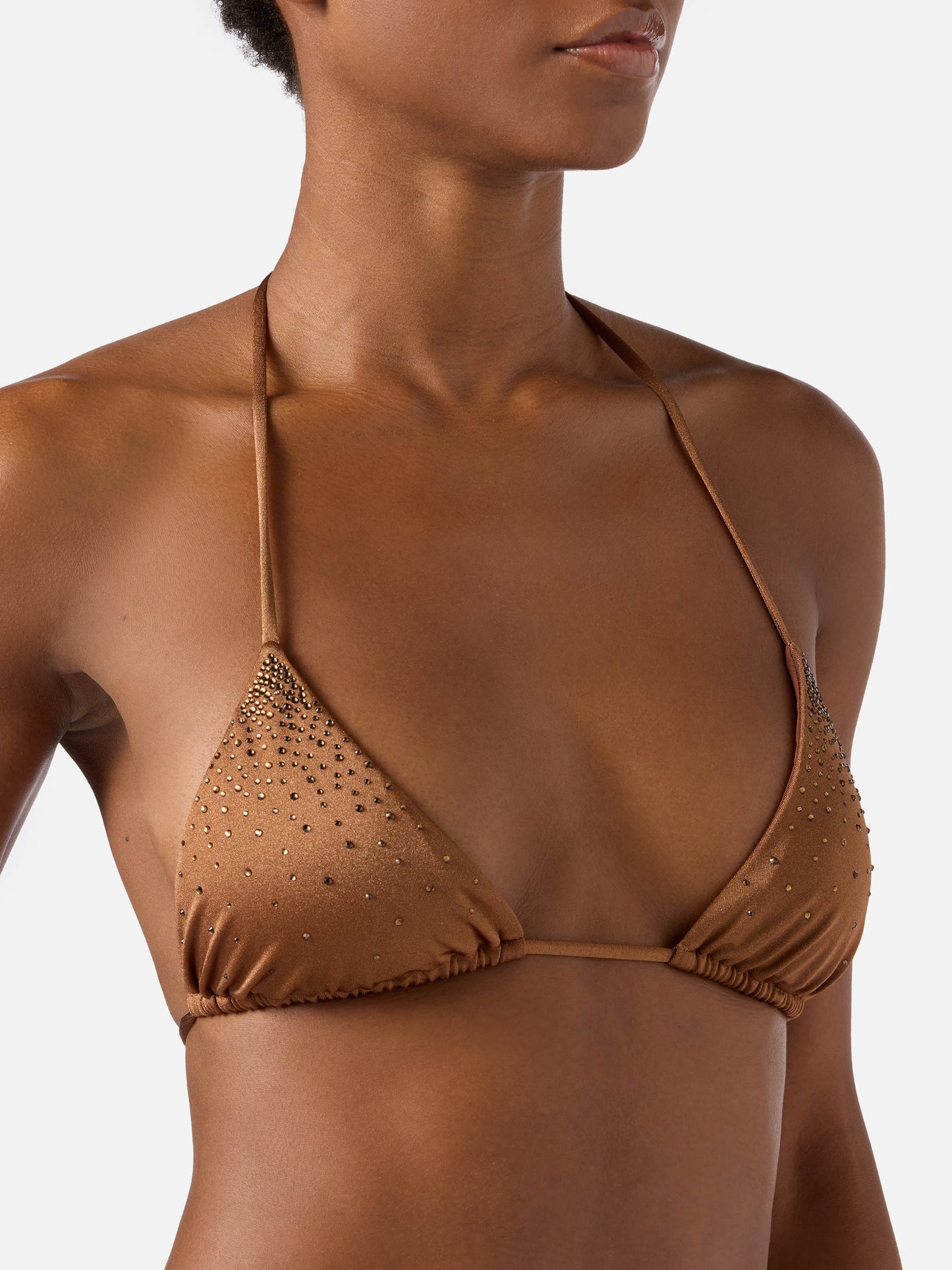 Annabelle Marielle brown bikini with strass