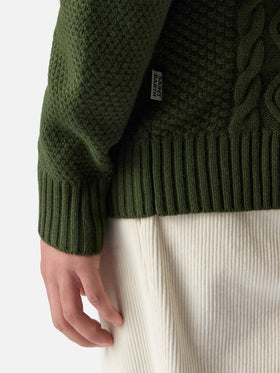 Pullover mit halbem Rollkragen und Verbier-Schriftzug