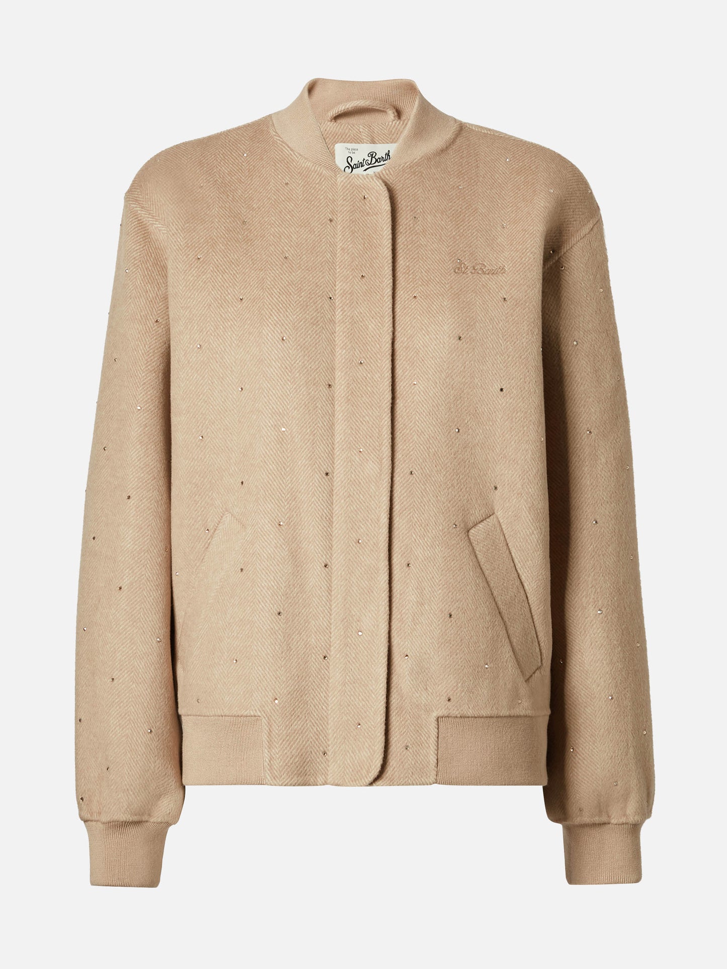 Bomber Adrien reversible de espiga con pedrería 