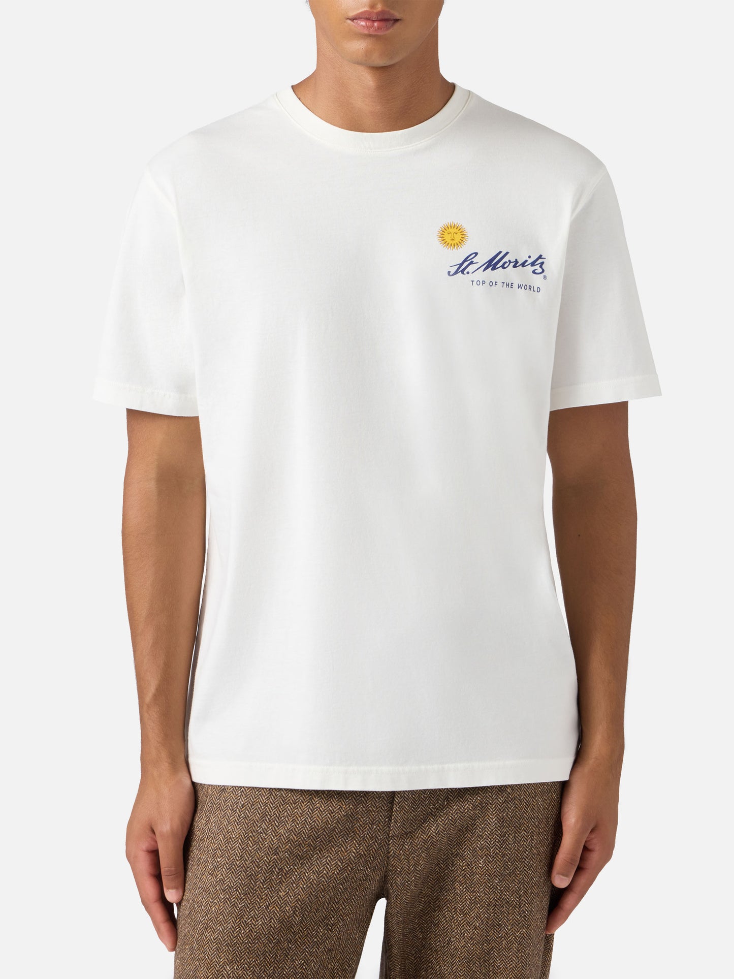Winter-Baumwoll-T-Shirt Arnott mit St. Moritz-Print | ST. MORITZ TOP OF THE WORLD SPECIAL EDITION